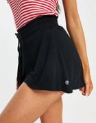 Cotton: On Active Double Layer Shorts In Black