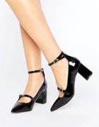 New Look Bar Point Heel Shoe - Black