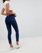 Freddy Wr. Up Shaping Effect Push Up Ankle Grazer Skinny Jean - Blue