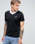 Fila V Neck T-shirt - Black