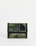 The North Face Base Camp Wallet In Camo-green
