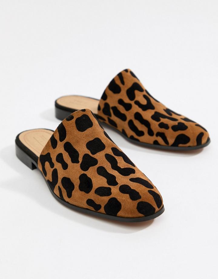 Asos Design Moonshine Leather Mules - Multi