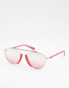 Calvin Klein Jeans Fullrim Sunglasses In Pink