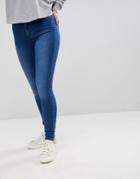 Only Skinny Jeans With High Waist - Blue