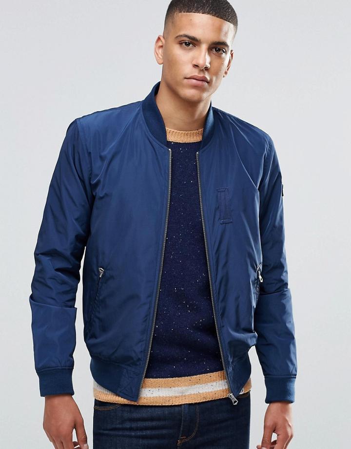 Pepe Jeans Bomber Jacket - Navy