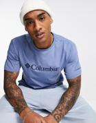 Columbia Csc Basic Logo T-shirt In Blue-blues