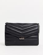 Allsaints Justine Flap Cross Body Leather Bag