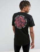 Volcom T-shirt With Base Logo Back Print - Black