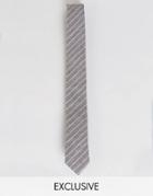 Noak Tie In Stripe - Gray