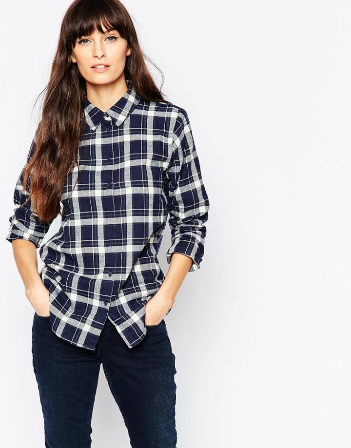 Minimum Grid Shirt - 695 Winther Blue