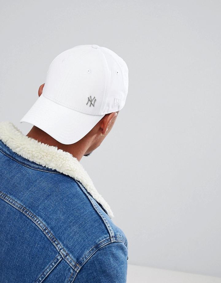 New Era 9forty Flawless Adjustable Cap Ny Yankees - White