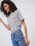 Heartbreak Bananas Stripe T Shirt - Multi