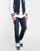 Jack & Jones Intelligence Clark Regular Fit Jeans In Mid Blue