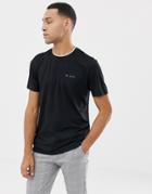 Ted Baker T-shirt With Chest Logo In Black - Black