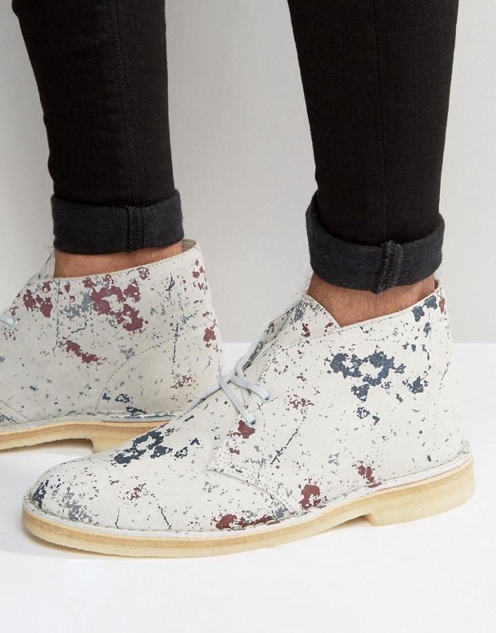Clarks Originals Graphic Pack Desert Boots - Gray