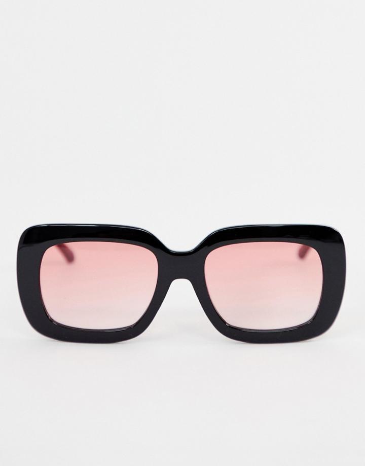 Calvin Klein Jeans Ckj18502s Chunky Acetate Square Sunglasses