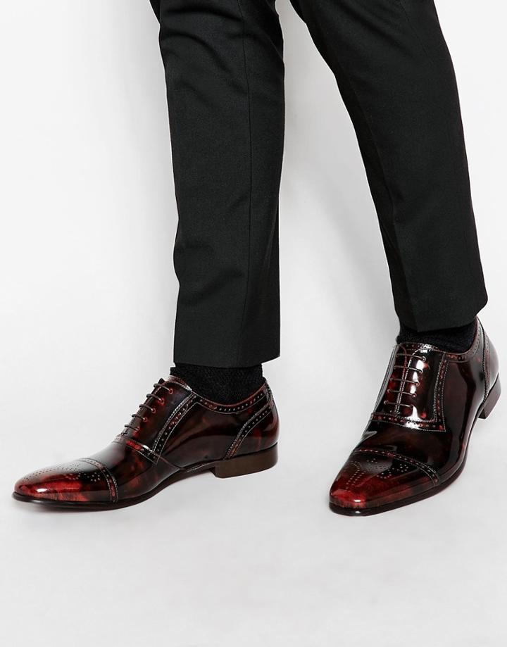 Dune Leather Rule Shoes - Brown