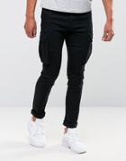 Liquor & Poker Cargo Biker Jean - Green
