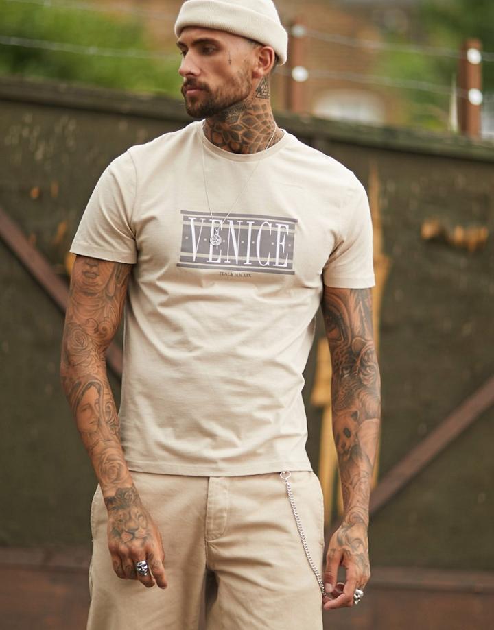 Asos Design T-shirt With City Print