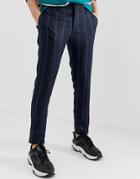 Collusion Skinny Fit Stripe Pants - Black