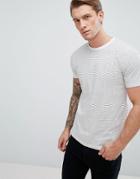 New Look T-shirt With Stripe In White - White