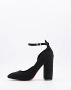 Asos Design Placid High Block Heels In Black