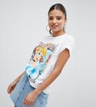 Missguided Cinderella Motif T-shirt - White