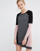 Y.a.s Moment Knit Dress - Gray