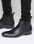 Base London Forbes Leather Chelsea Boots - Black
