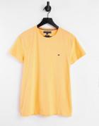 Tommy Hilfiger Small Icon Slim Fit T-shirt In Orange