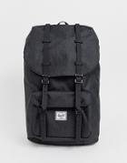 Herschel Supply Co Little America Backpack In Black Crosshatch 25l