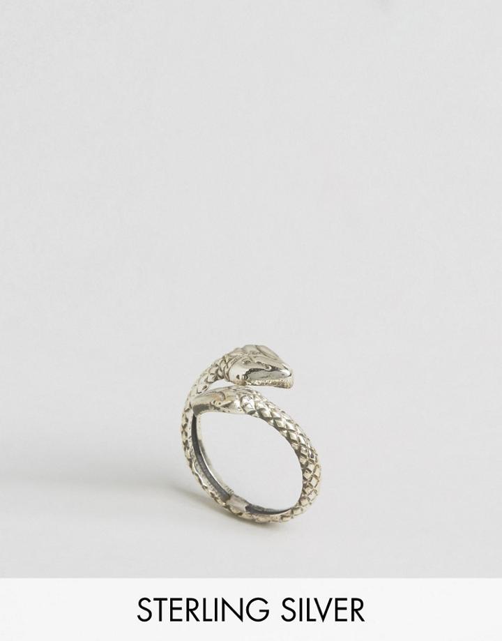 Child Of Wild Sterling Silver Serpents Ring - Silver