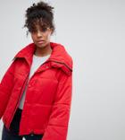 Mink Pink Strike Puffer Jacket - Red