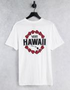 Vans Hawaii Back Print T-shirt In White