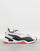 Puma Rs-2k Sneakers In White And Red