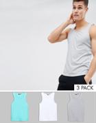 Brave Soul 3 Pack Tank - Multi