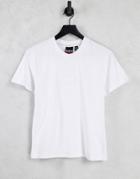 Kickers Relaxed T-shirt With Embossed Front Logo-white