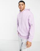 Jack & Jones Essentials Oversized Hoodie In Lilac-purple