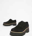Park Lane Wide Fit Chunky Lace Up Shoes - Black