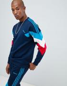 Adidas Originals Palmerston Sweat In Navy Dj3454 - Navy