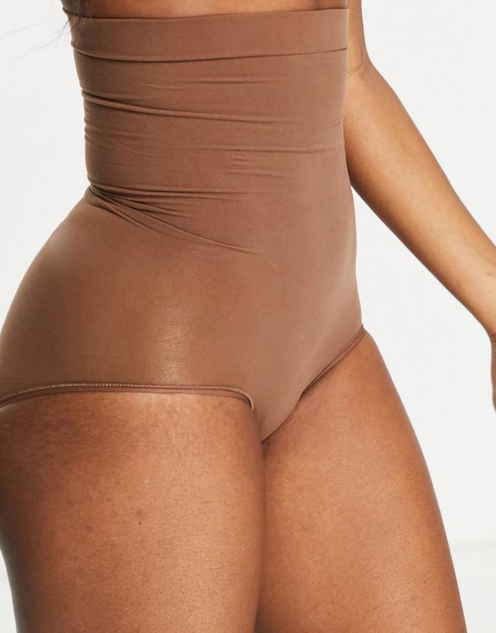 Spanx Higher Power Pant In Chestnut Brown