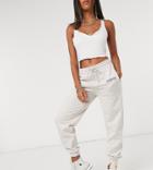 Reclaimed Vintage Inspired Oversized Sweatpants In Gray-grey