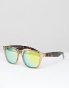 Toyshades D Frame Sunglasses - Beige