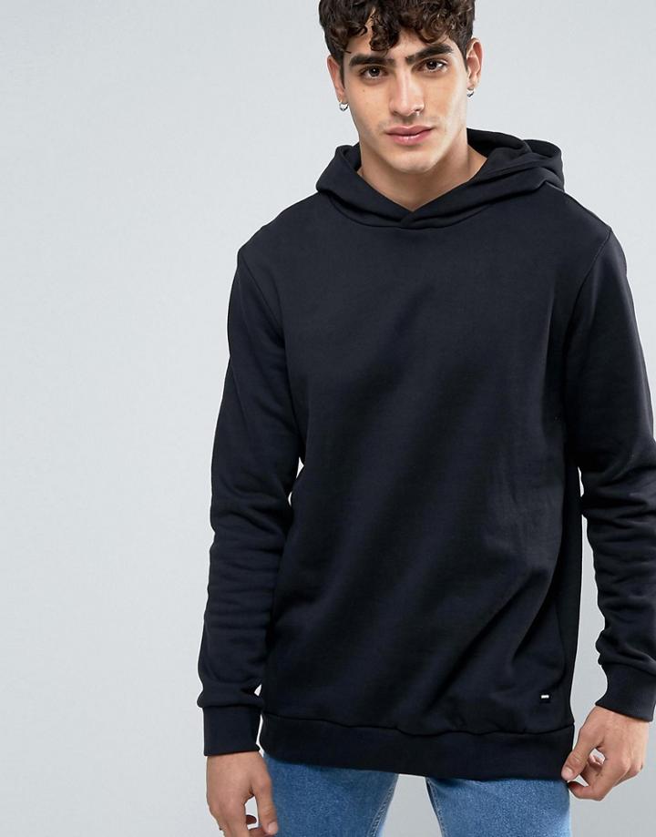 Dr Denim Ace Hoody Black - Black