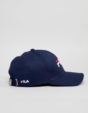 Fila Humphrey Baseball Cap In Navy - Navy