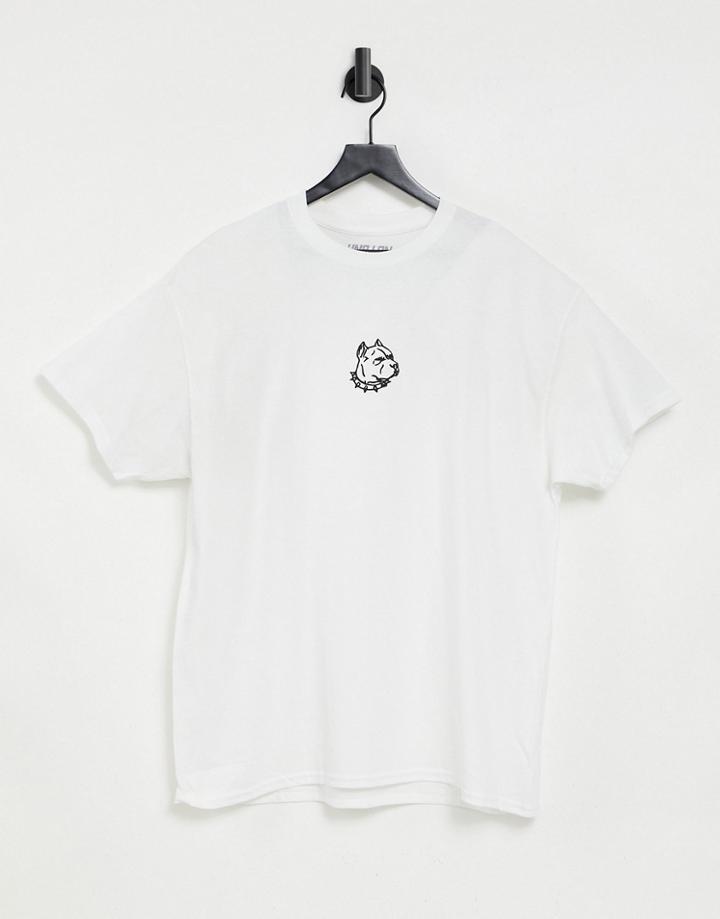 Hnr Ldn Pitbull Oversized T-shirt-white