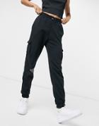 Nike Swoosh Fleece Sweatpants In Black