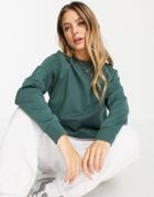 Asos Design Ultimate Sweatshirt In Teal-green