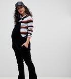 Bandia Maternity Cord Overalls - Black