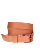 Cacharel Plain Leather Belt - Navy